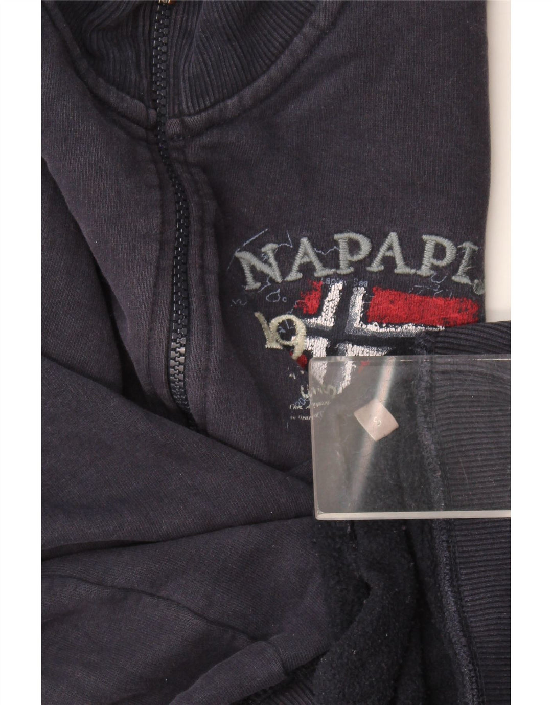Napapijri muška trenirka s grafičkim motivima, mala tamnoplava jakna