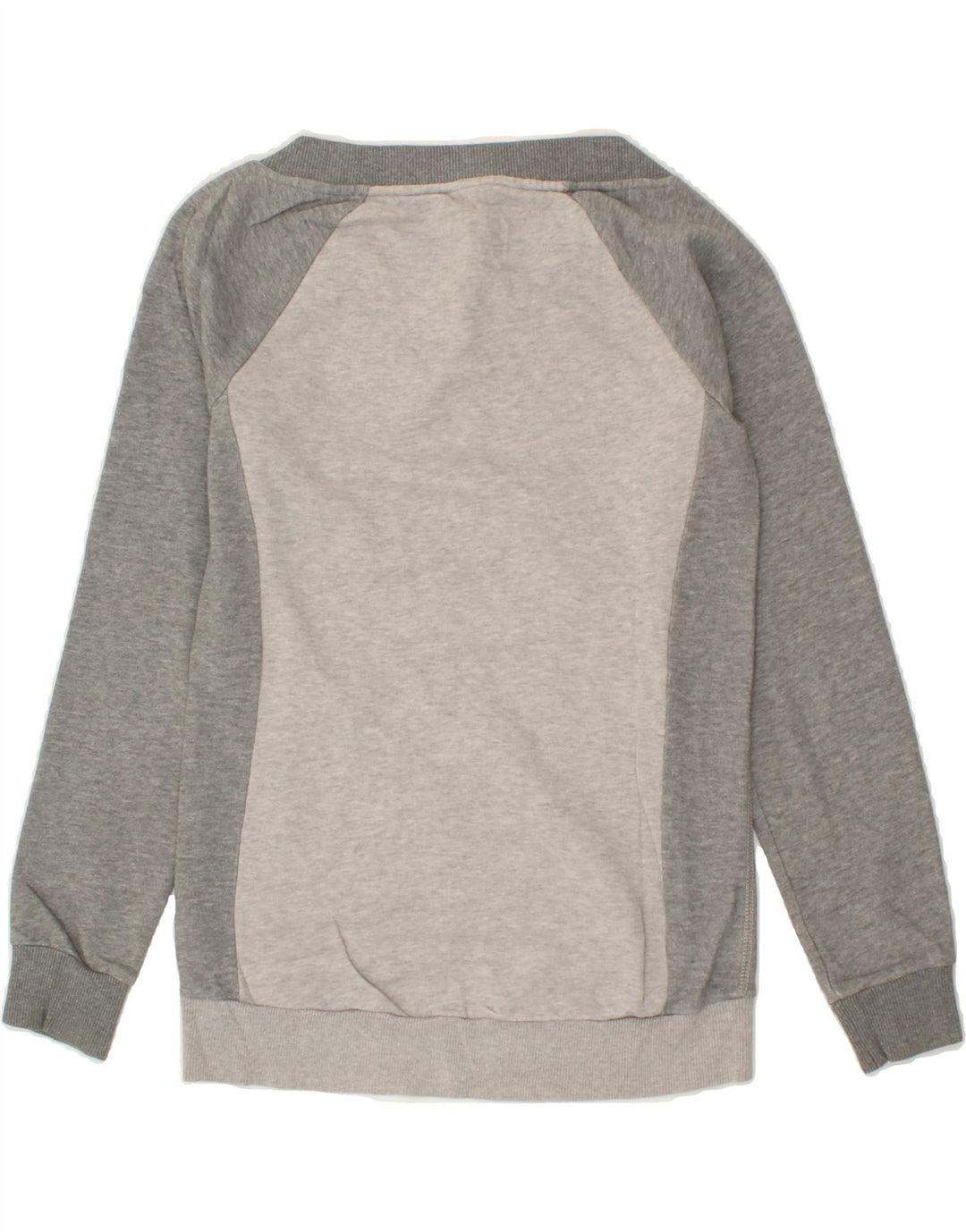 PUMA Womens Sweatshirt Jumper UK 8 Small  Grey Cotton Vintage Puma and Second-Hand Puma from Messina Hembry 