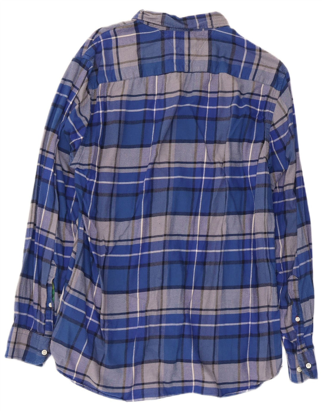 Tommy Hilfiger muška pamučna košulja standardnog kroja, veliki plavi karirani komad