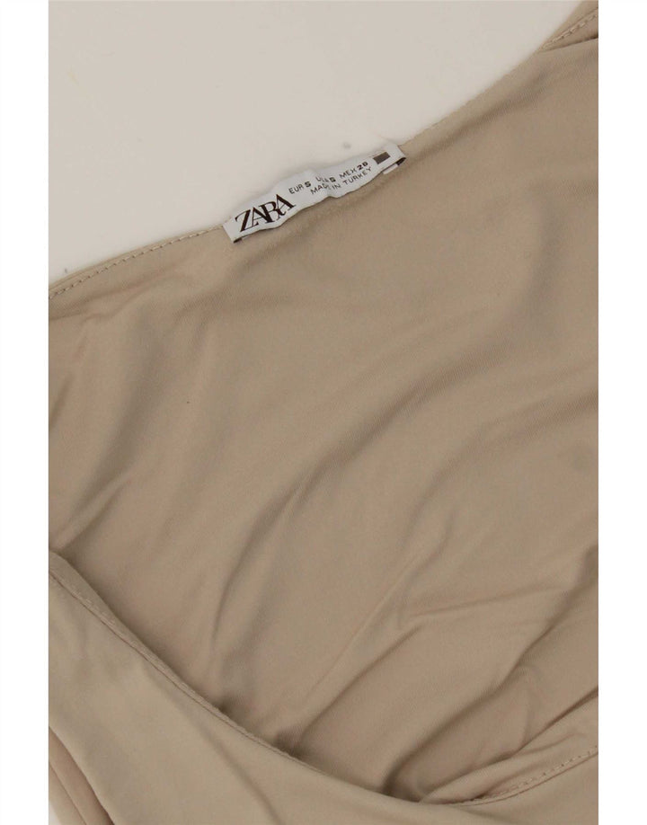 Zara ženski prsluk UK 8 Small Beige