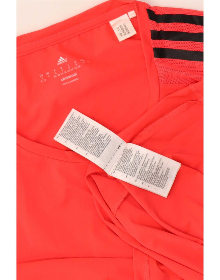 Adidas ženska majica kratkih rukava Climacool UK 8/10 mali crveni poliester