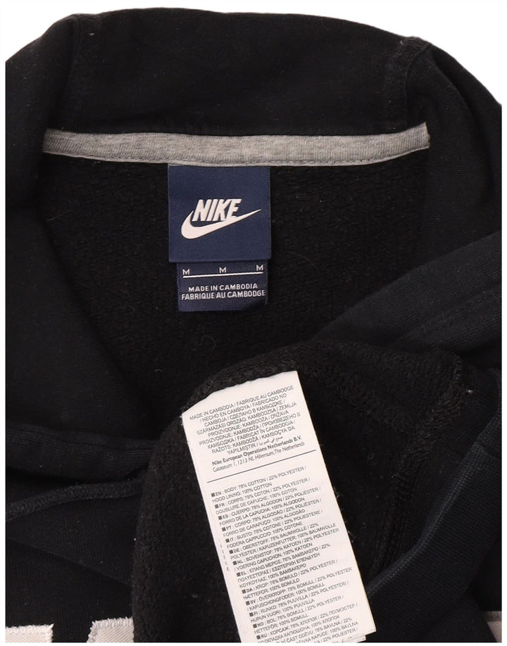 Nike muška majica s kapuljačom srednje veličine, crni pamuk