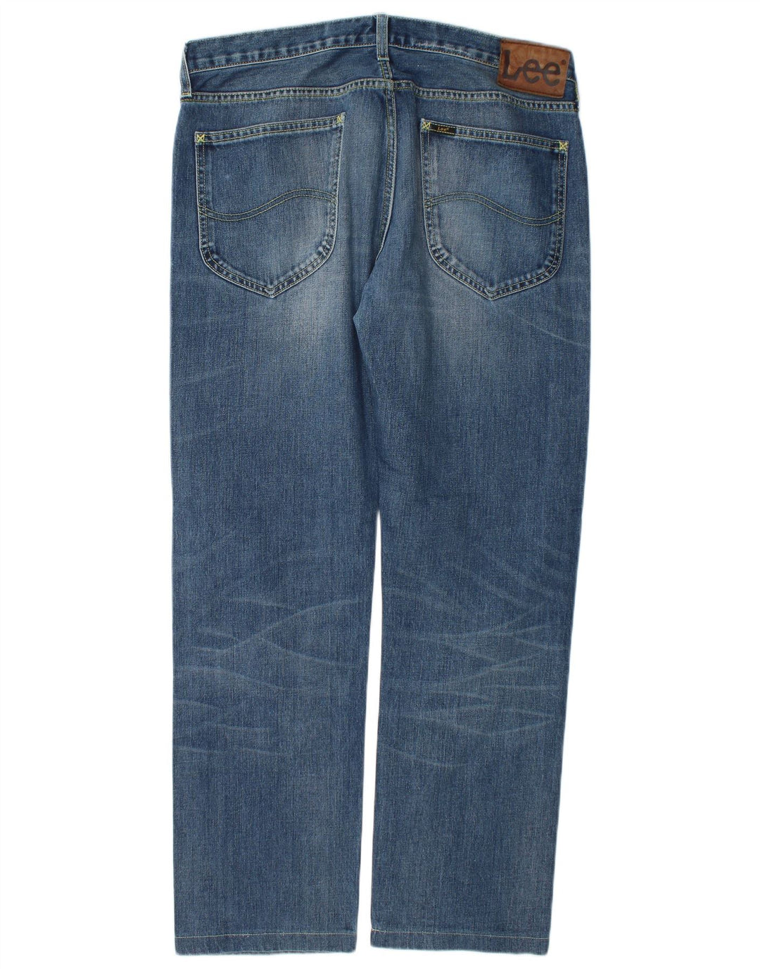 Lee Mens Blake Straight Jeans W34 L30 Plavi pamuk