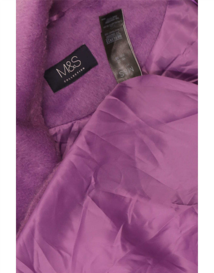 Marks & Spencer ženski kaput UK 22 3XL ljubičasti poliester