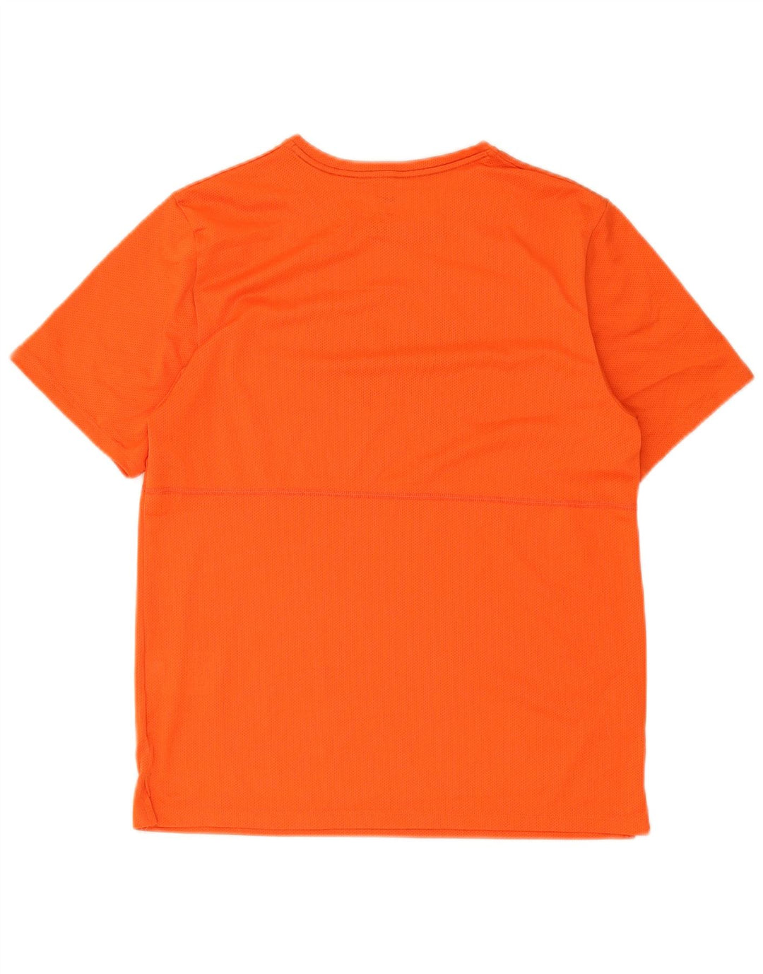 Nike Dri Fit Graphic T-Shirt Top srednje narančasti poliester