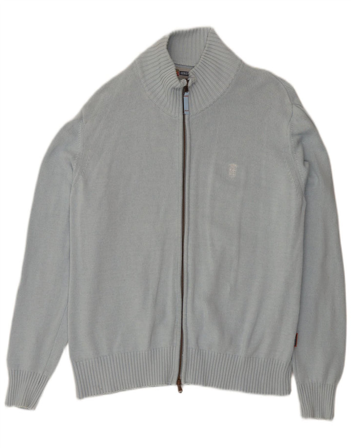 ARMATA DI MARE Muški kardigan pulover srednje plave boje pamuka