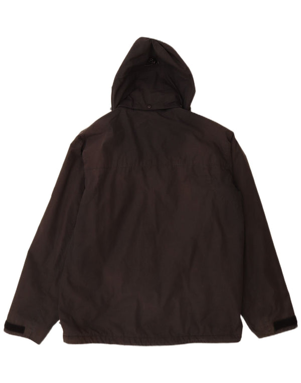 Jack Wolfskin muška vjetrovka s kapuljačom UK 40/42 velika crna poliesterska jakna