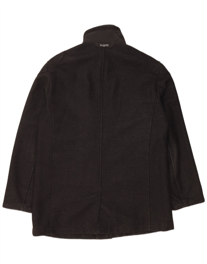 Muški kaput Bugatti EU 54 2XL crna djevičanska vuna