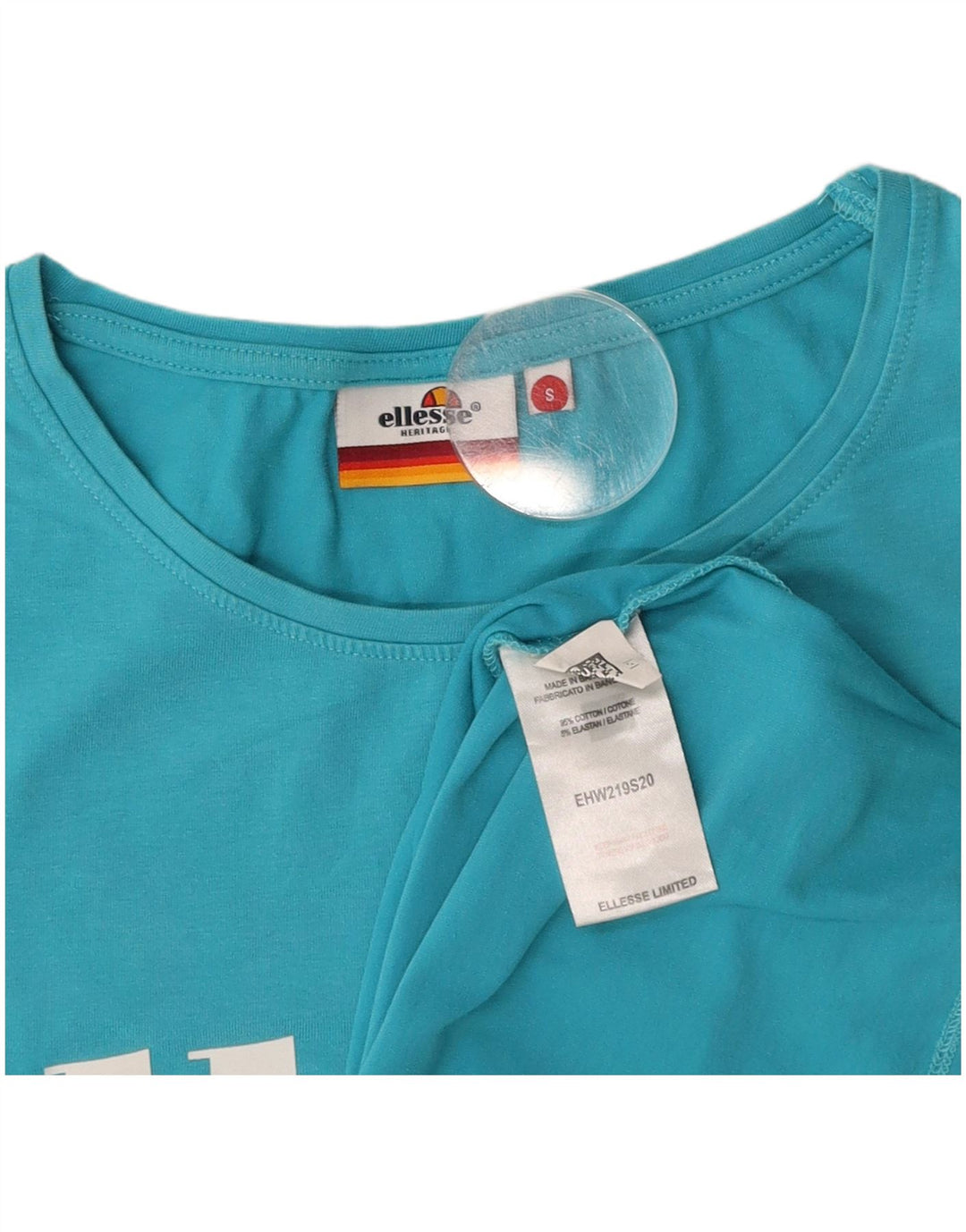 ELLESSE ženska majica kratkih rukava Heritage Graphic UK 10 Small Blue Cotton