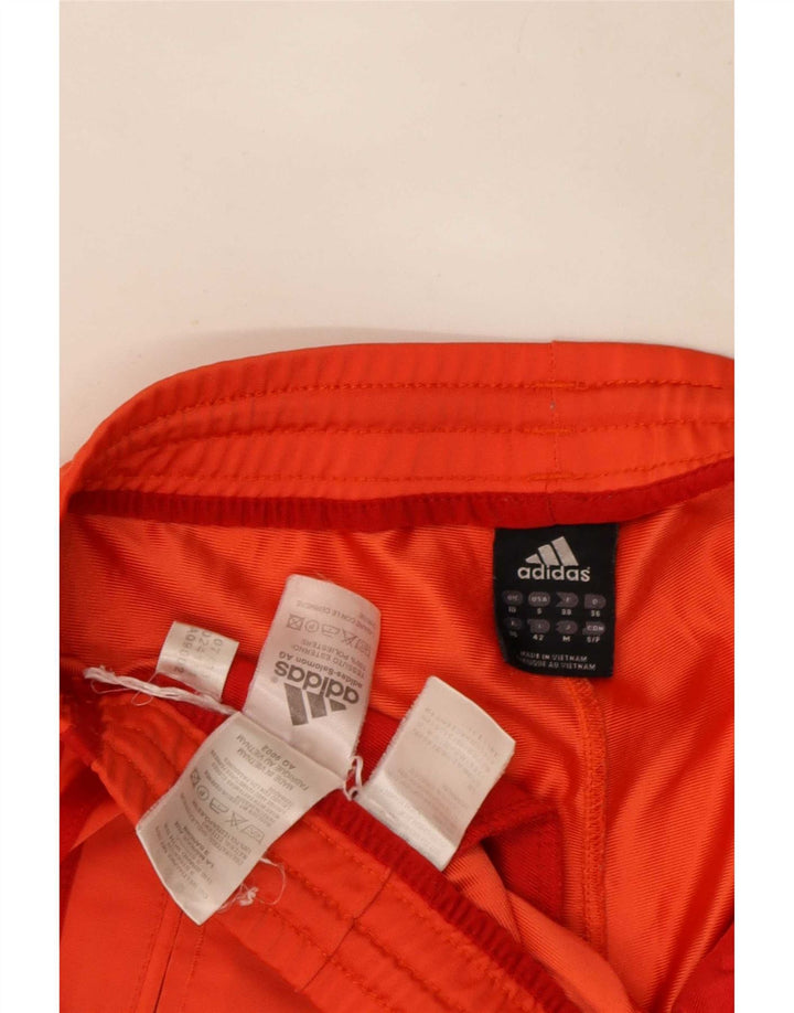 Adidas Ženske Graphic Trenirke Hlače UK 10 Small Orange Poliester