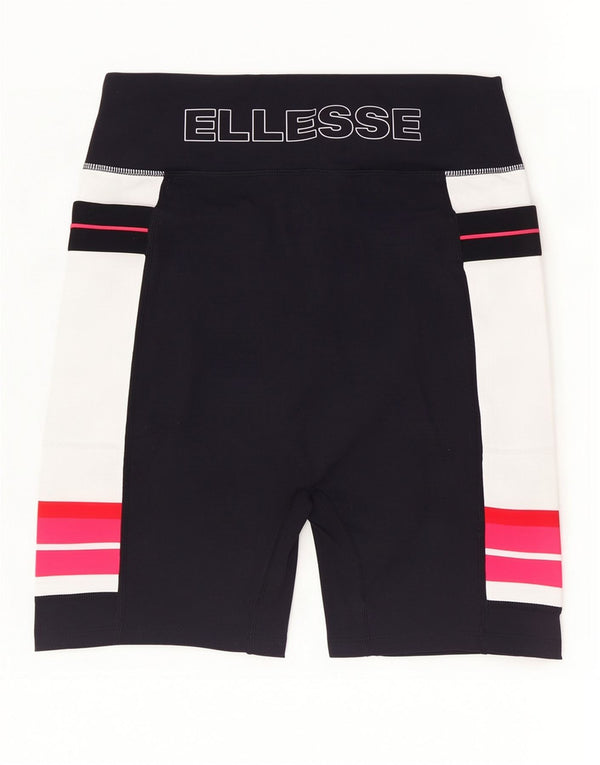Ellesse ženske kratke sportske hlače s grafičkim motivima UK 12 srednje crne boje