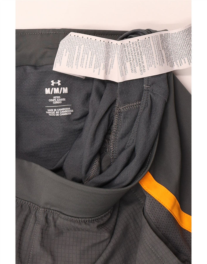 Under Armour muške sportske kratke hlače s grafičkim motivima srednje sive boje od poliestera