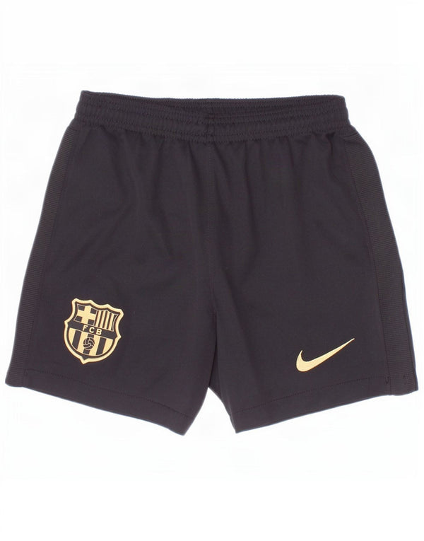 Nike Boys Barcelona Graphic Sport Shorts 7-8 Years XS crni poliester