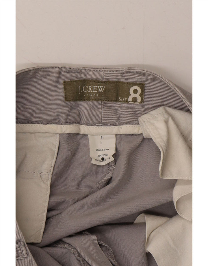 J. CREW Womens Bootcut Chino Trousers US 8 Medium W32 L31 Grey Cotton Vintage J. Crew and Second-Hand J. Crew from Messina Hembry 