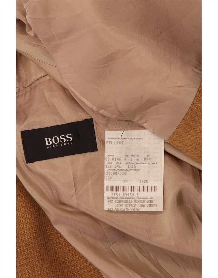 Hugo Boss muška jakna s 3 gumba UK 42 XL bež vuna