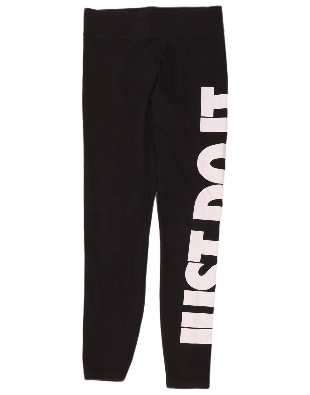 NIKE ženske grafičke tajice UK 12 Srednje crni pamuk