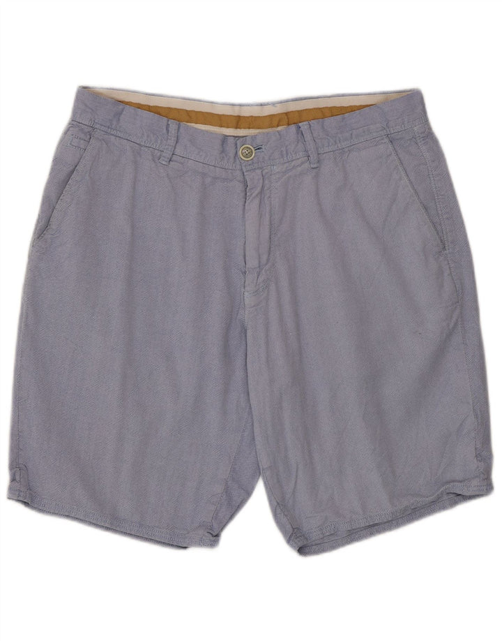 Massimo Dutti muške chino kratke hlače EU 42 Large W32 plavi pamuk