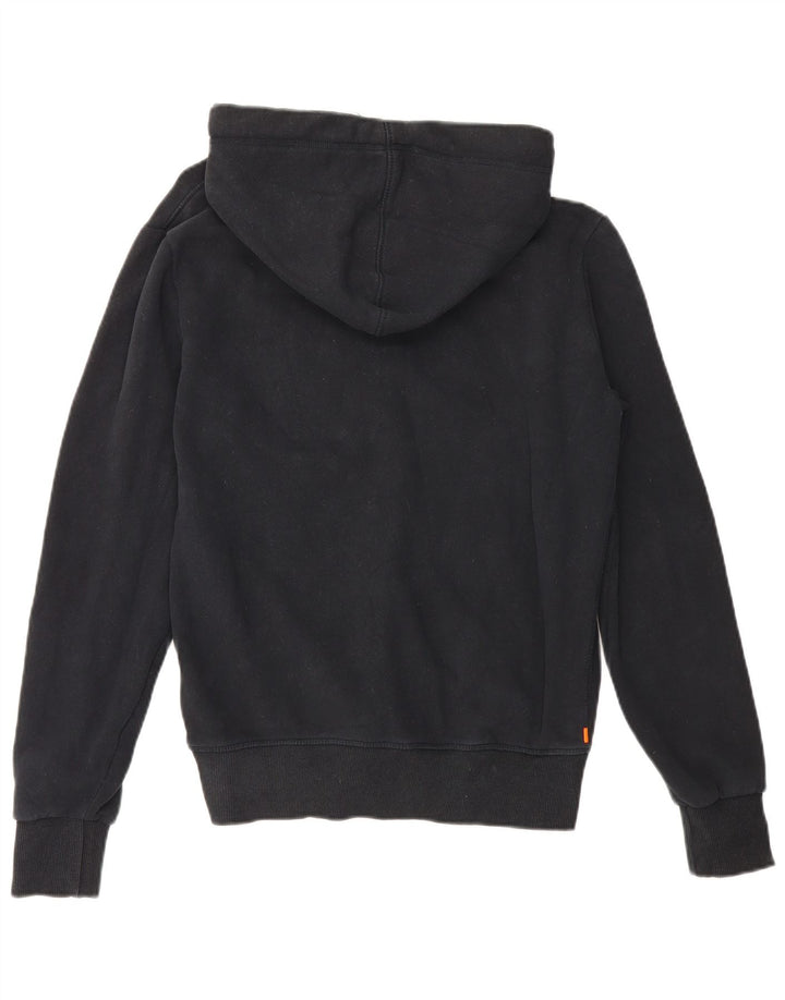 Superdry muška majica s kapuljačom srednje veličine, crni pamuk