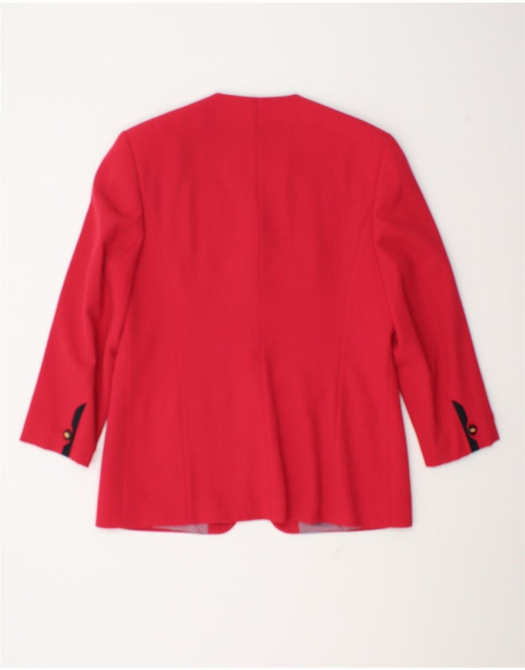 Ženska jakna sako Marcona 3/4 rukava s 4 gumba UK 20 2XL crveni poliester