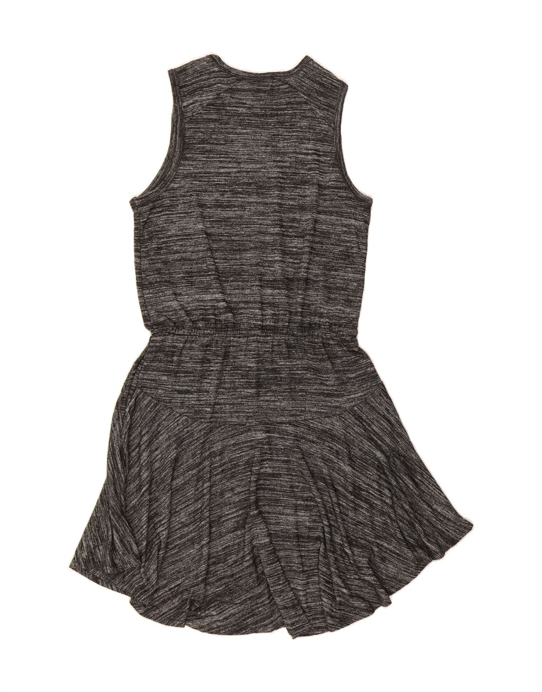 MOSSIMO Womens Sleeveless A-Line Dress UK 12 Medium Grey Flecked Vintage Mossimo and Second-Hand Mossimo from Messina Hembry 