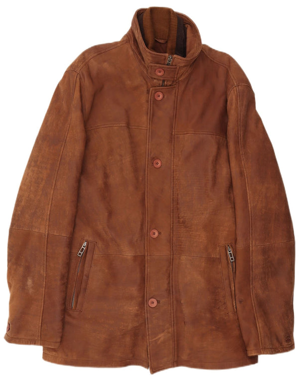 Ashwood muška kožna jakna UK 46 3XL smeđa koža