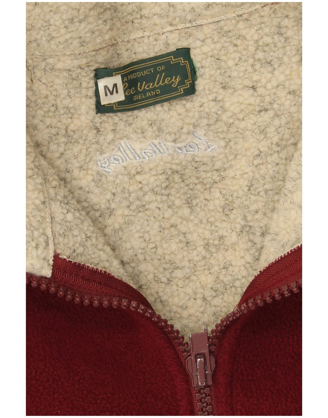 Lee Valley muška široka flis jakna UK 38 srednje tamnocrvena