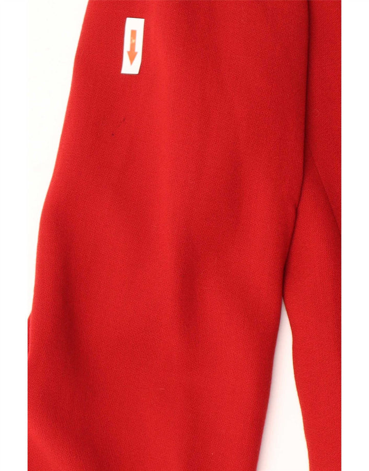 Max Mara ženski sako sa 3 gumba UK 8 Mala crvena vunena