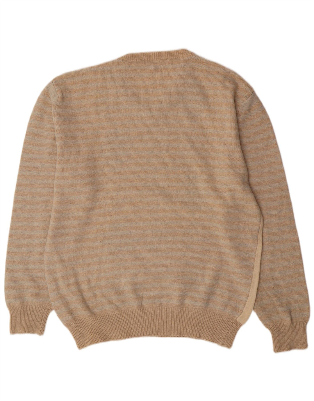 Vintage muški džemper s V-izrezom 2XL Bež Argyle/Diamond Lambswool