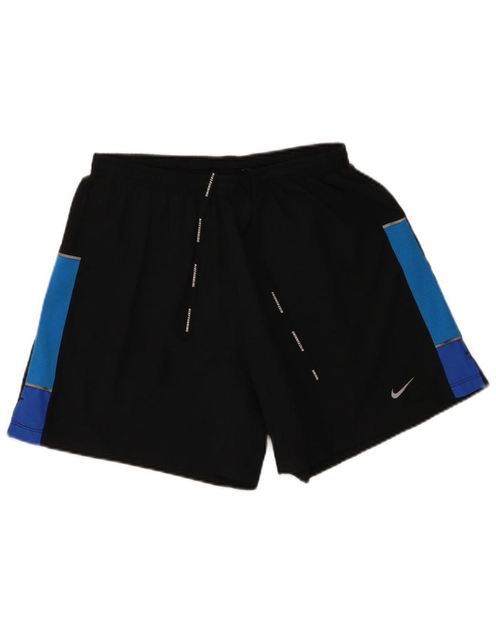 Nike Dri Fit sportske kratke hlače srednje crne boje od poliestera