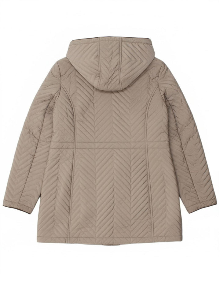 Dkny ženski prošiveni kaput UK 16 veliki sivi