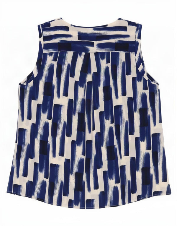 Marks & Spencer Ženska majica s apstraktnim uzorkom UK 14 Large Blue