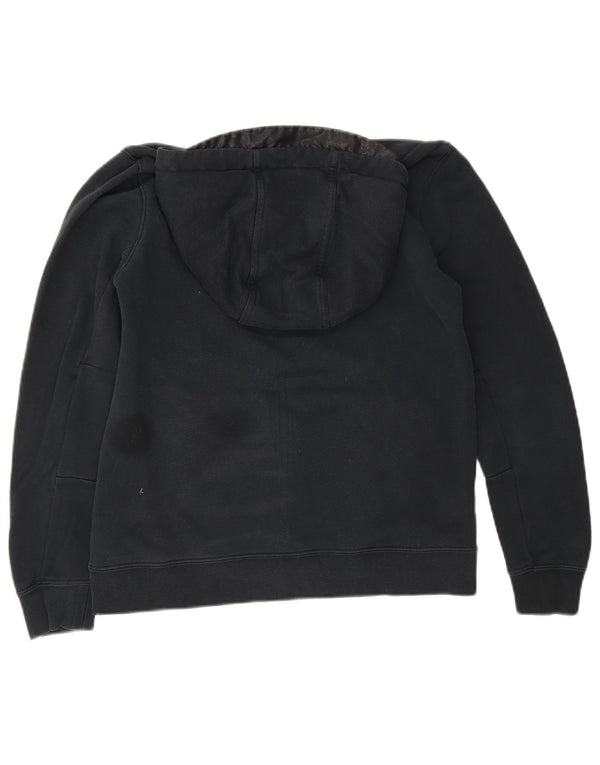 Nike Boys Graphic Hoodie Jumper 13-14 Years XL Black Cotton