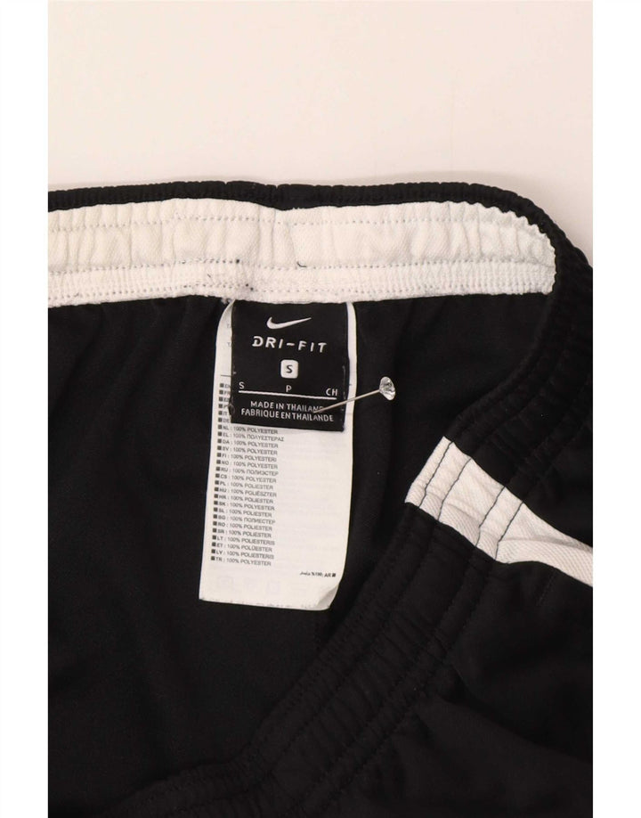 Nike muške Dri Fit hlače za trenirku male crne poliesterske boje