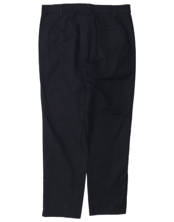 Marks & Spencer ženske obične chino hlače UK 10 male W27 L26 tamnoplave