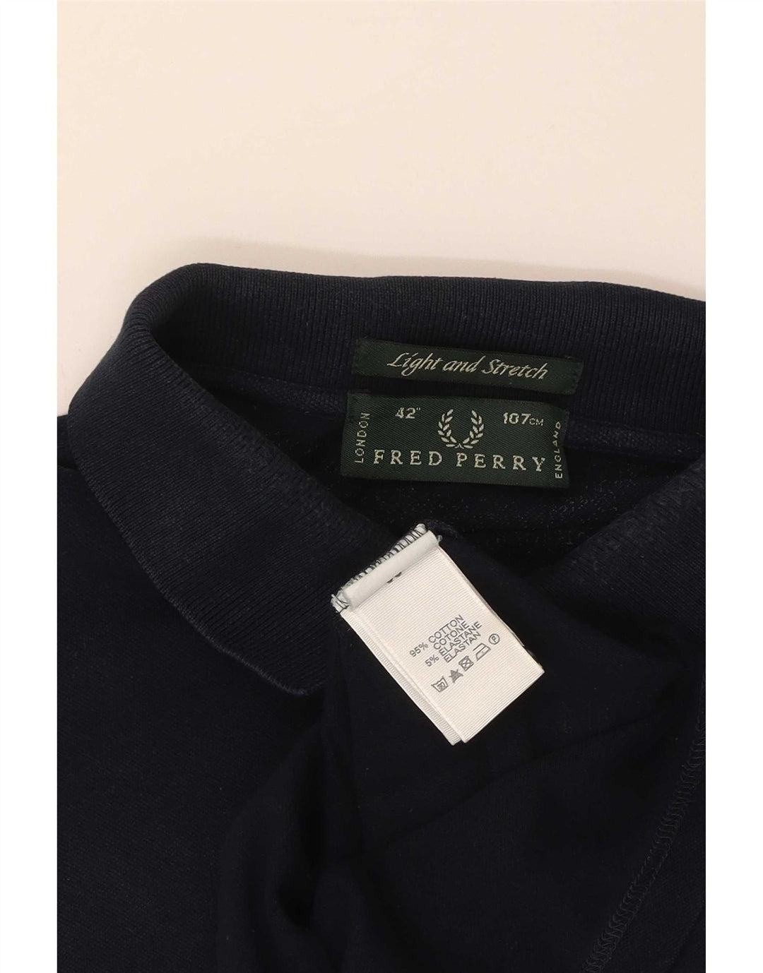 Fred Perry muška polo majica veličine 42 srednje tamnoplavi pamuk
