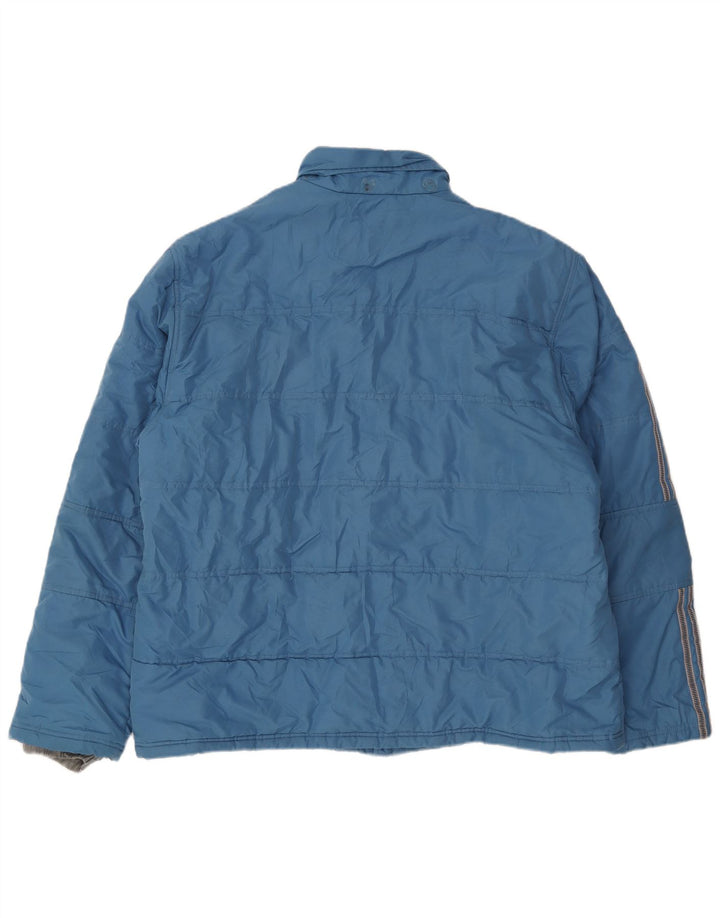 Adidas muška podstavljena jakna UK 42 XL plavi poliester