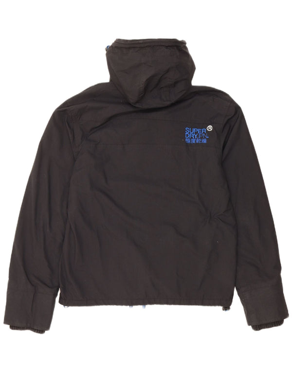 SUPERDRY muška vjetrovka s kapuljačom UK 38 srednje crna