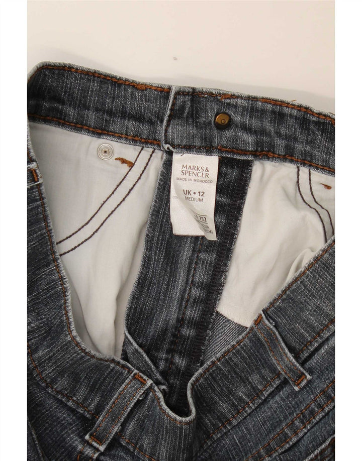 Marks & Spencer ženske traperice Bootcut UK 12 srednje W30 L30 plavi pamuk