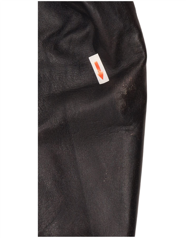 Vintage muška kožna jakna UK 40 velika crna