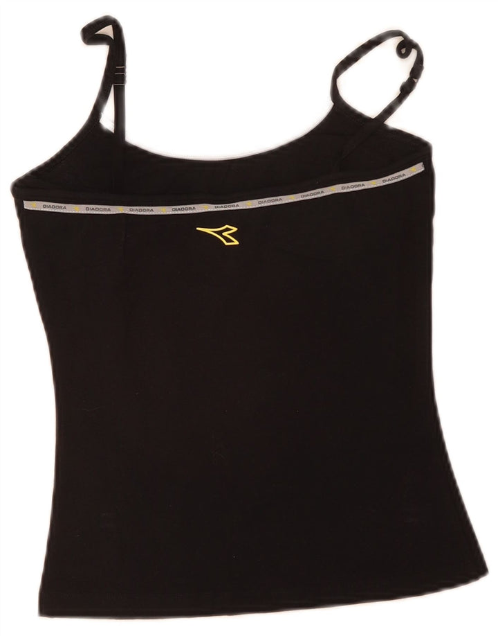 Diadora Ženski Cami Top US 2 XS crni pamuk
