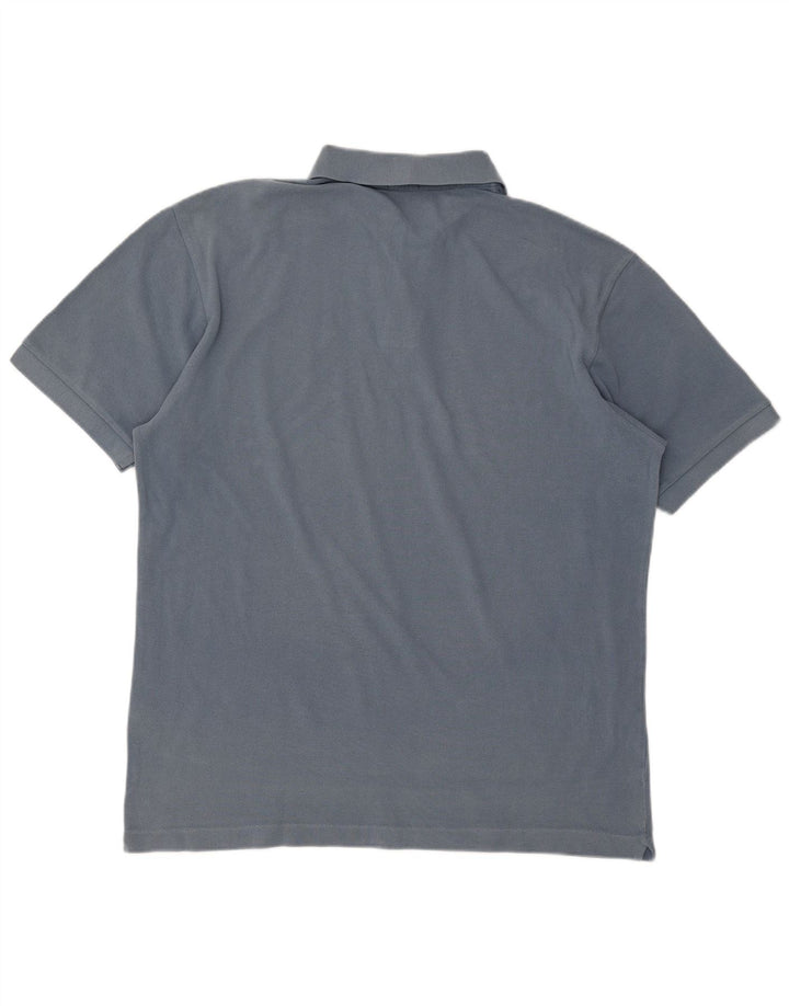 Henry Cottons muška polo majica 2XL plavi pamuk