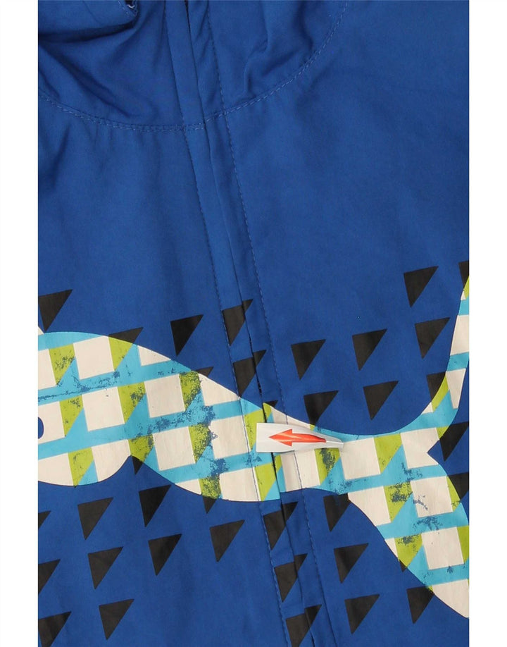 Puma Boys Graphic Trenirka Gornja jakna 9-10 godina plavi poliester