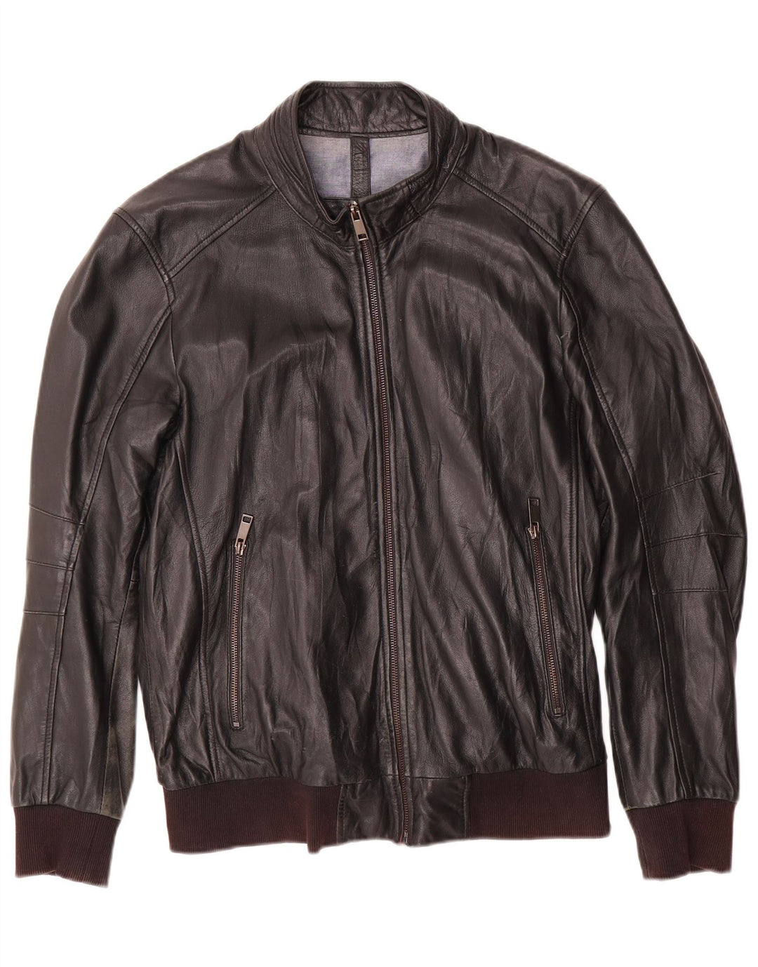 CONBIPEL muška kožna jakna IT 52 velika crna koža