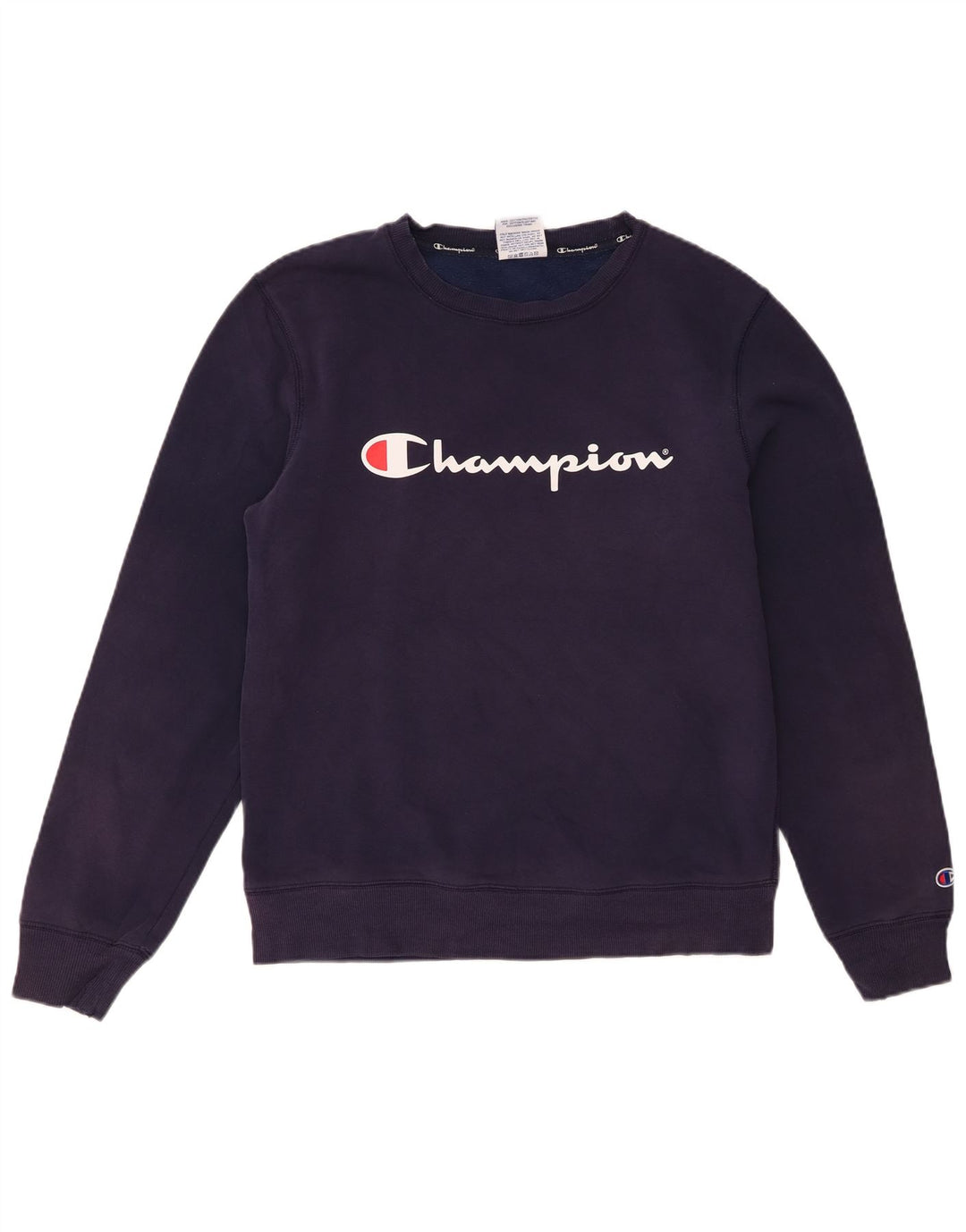 Champion muški džemper s grafičkim motivima Mali tamnoplavi pamuk