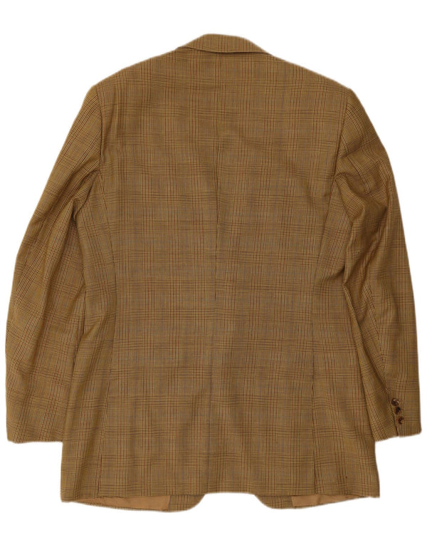 Gieves & Hawkes muška jakna sa 2 gumba UK 42 XL Smeđa vuna u obliku ptičje zube