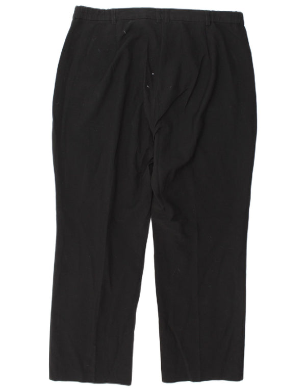 Marks & Spencer ženske ravne skraćene hlače UK 14 Large W34 L26 crne