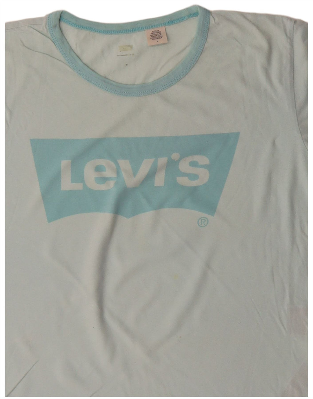 LEVI'S majica kratkih rukava s grafičkim motivima UK 14 srednje tirkizni pamuk