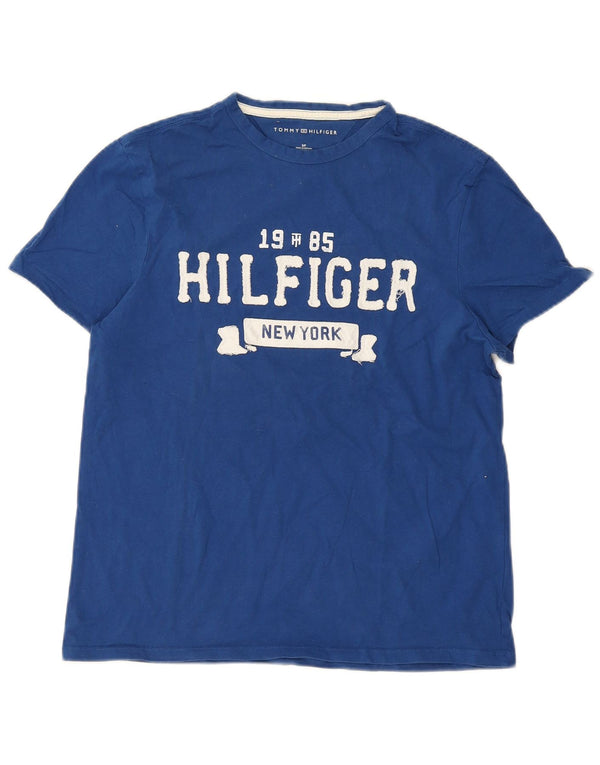 Tommy Hilfiger Ženska prevelika majica kratkih rukava UK 10 Small Blue
