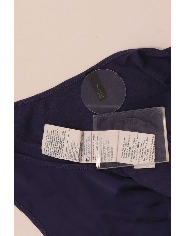 Benetton ženski prsluk UK 12 srednje ljubičasti poliester