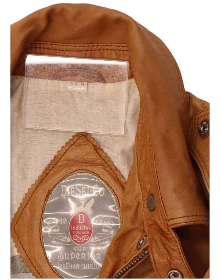 Diesel muška kožna jakna UK 38 srednje bež koža